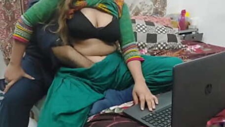 Indian Sister Caught Watching Porn On Laptop By Her Stepbrother And Fucked In All Holes With Clear Hindi Voice Full Dirty Talking